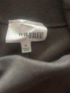 Wilfred free washable suede pants.  Olive green. Perfect
